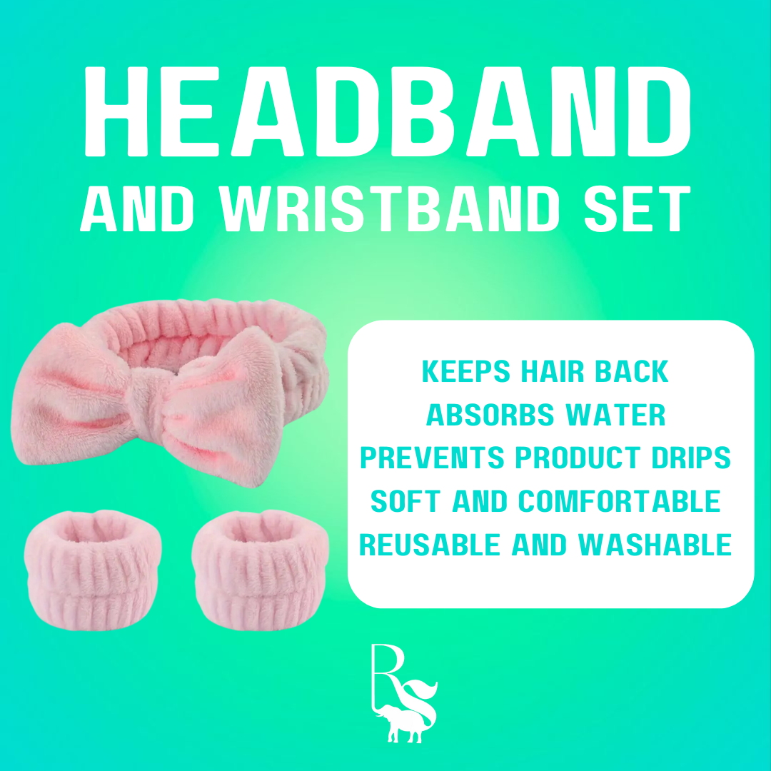 Headband & Wristband Set