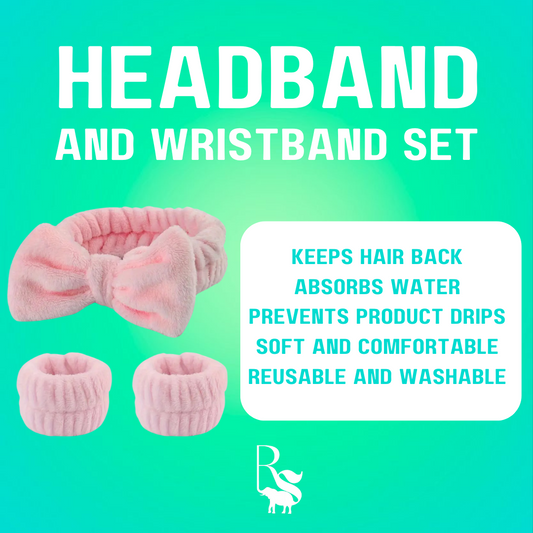 Headband & Wristband Set